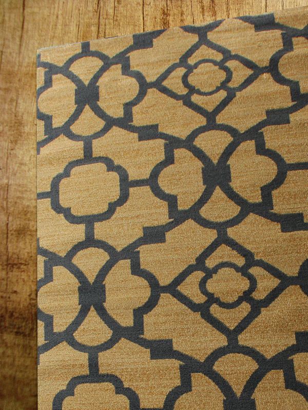 Carpetmantra  Gold Modern Carpet 5.3ft X 7.7ft