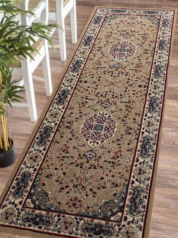  Carpetmantra Persian Creme Runner Carpet 2ft X 6ft