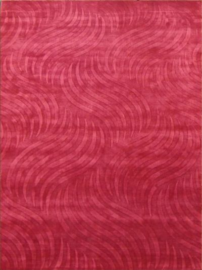 Carpetmantra Red VISCOSE carpet 5.7 x 7.10