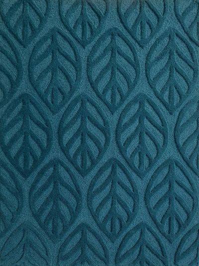 Carpetmantra Turquoise Floral Carpet 4.0ft X 5.6ft 