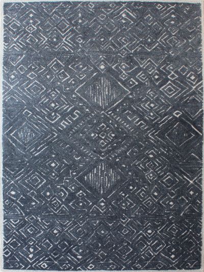 Carpetmantra Charcoal Modern Carpet 5ft x 8ft 