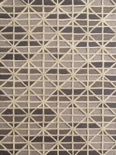 Carpetmantra Beige Modern Carpet 4.6ft X 6.6ft