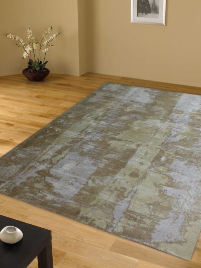 Carpetmantra  Gold viscose carpet  5.0ft x 7.10ft