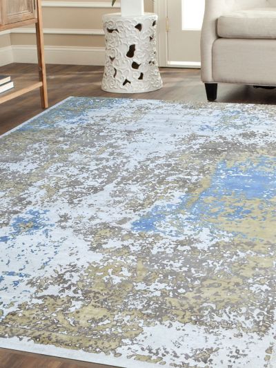 Carpetmantra Viscose Multi Carpet 8ft X 10ft
