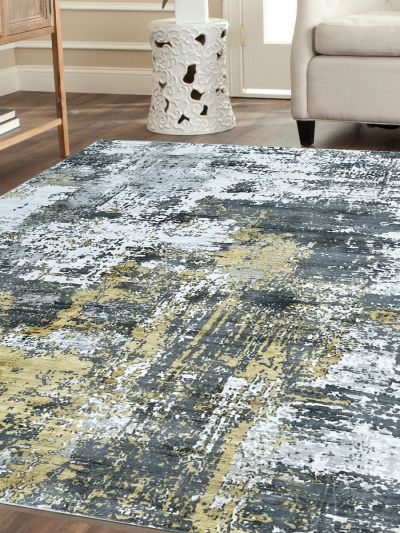 Carpetmantra Viscose Multi Carpet 6ft X 9ft 
