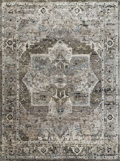 Carpetmantra Chikoo Abstract Carpet 8ft X 10ft 