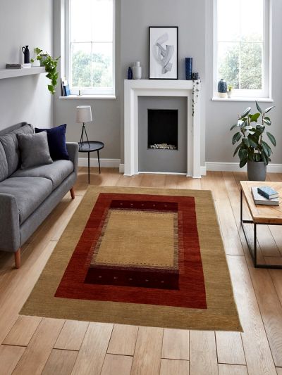 Carpetmantra Hand Knotted Gabbeh Carpet 4ft X 6ft  