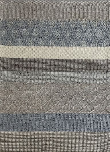 Carpetmantra Hand Woven Natural Grey Carpet 5ft X 8ft 
