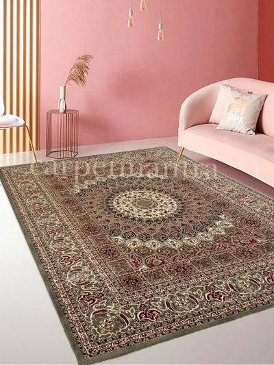Carpetmantra Persian Green Traditional Carpets 