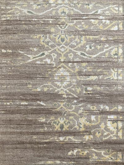Carpetmantra Handknotted Transitional Multi Carpet 5.6ft X 7.11ft
