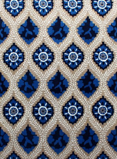 Carpet Mantra Blue Modern Carpet 3.6ft x 5.6ft 