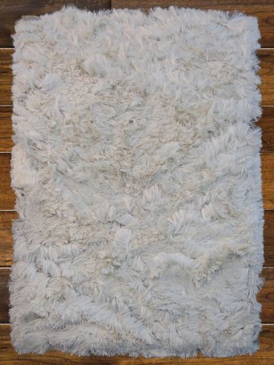 Carpetmantra Pure White Chic Shaggy 