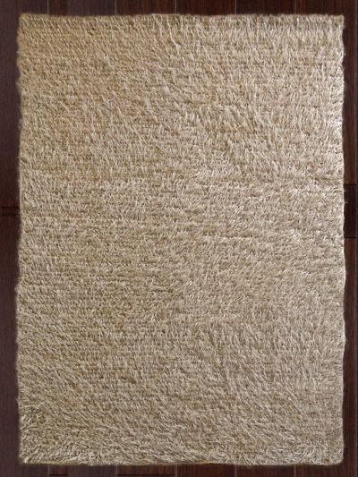 Carpetmantra Beige Ball Shaggy 5.7ft X 7.10ft 