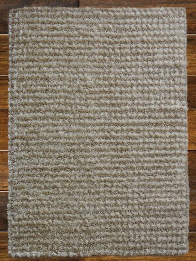 Carpetmatra White Tassel Shaggy 4.6ft X 6.6ft 