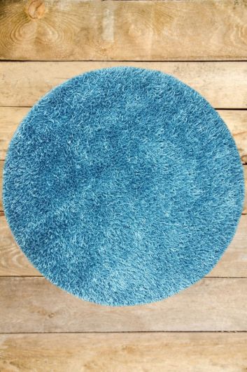 Carpetmantra stick Turquoise  Round shaggy