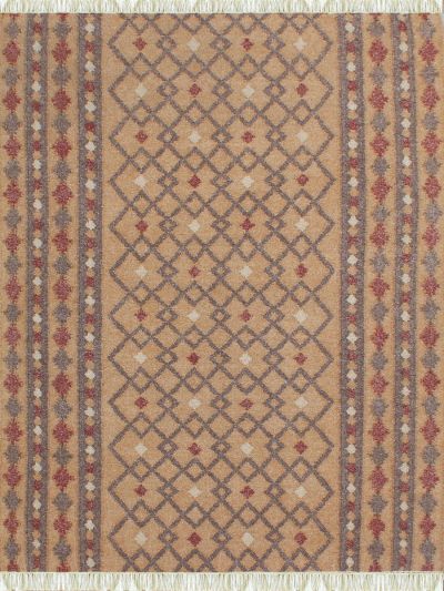 Carpetmantra Flatweave Durrie Carpet 5.0ft x 7.11ft
