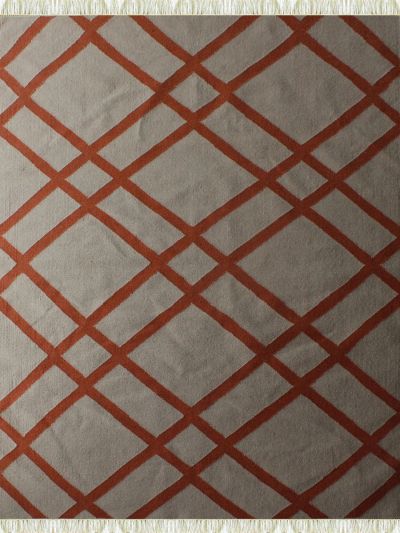 Carpetmantra Flatweave Durrie Carpet 5.6ft x 7.7ft